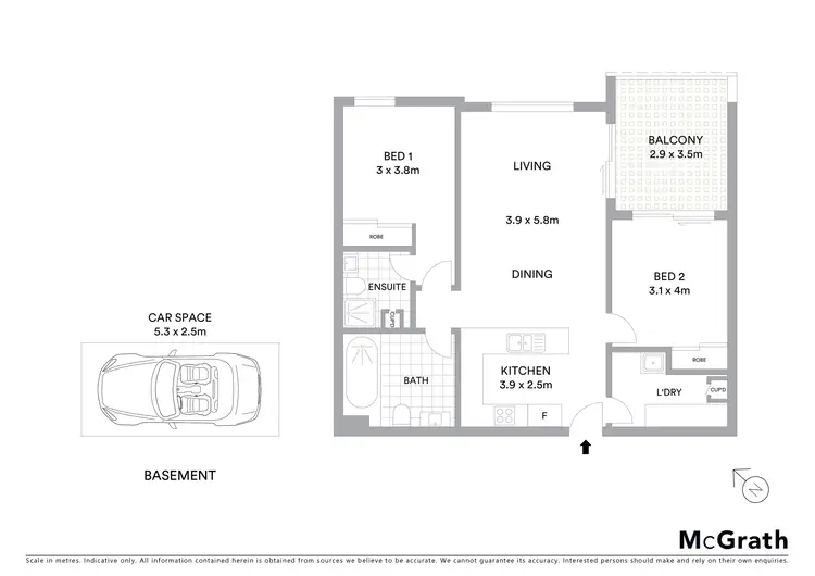 Floorplan of Homely apartment listing, 16/2-4 Octavia Street, Toongabbie NSW 2146