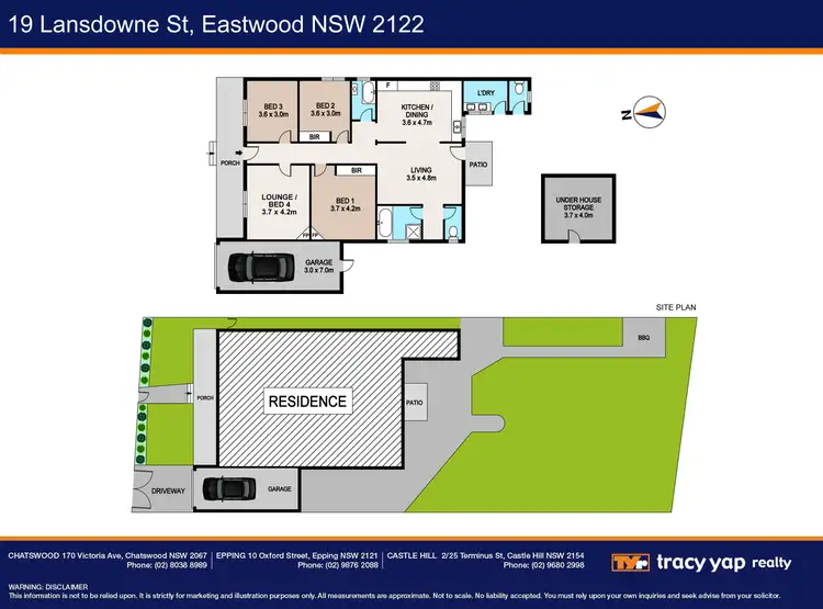 Floorplan of Homely house listing, 19 Lansdowne Street, Eastwood NSW 2122