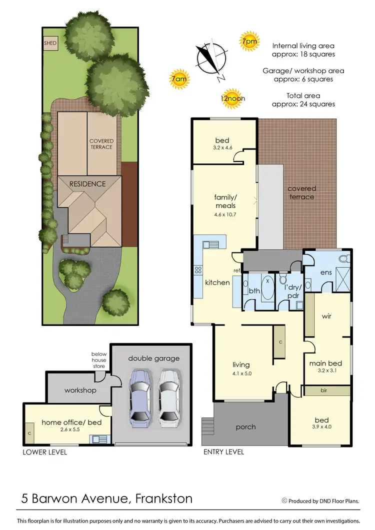 Floorplan of Homely house listing, 5 Barwon Avenue, Frankston VIC 3199