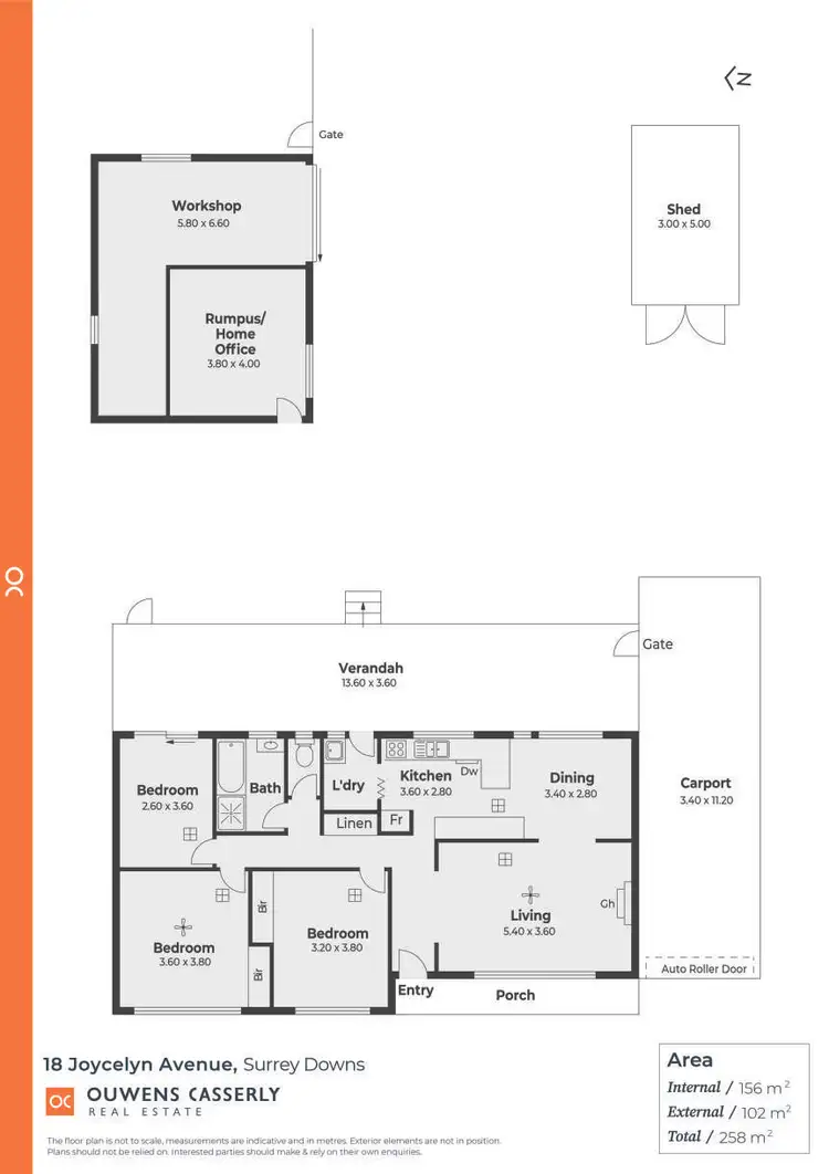 Floorplan of Homely house listing, 18 Joycelyn Avenue, Surrey Downs SA 5126