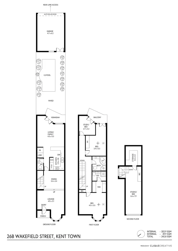 Floorplan of Homely house listing, 26B Wakefield Street, Kent Town SA 5067