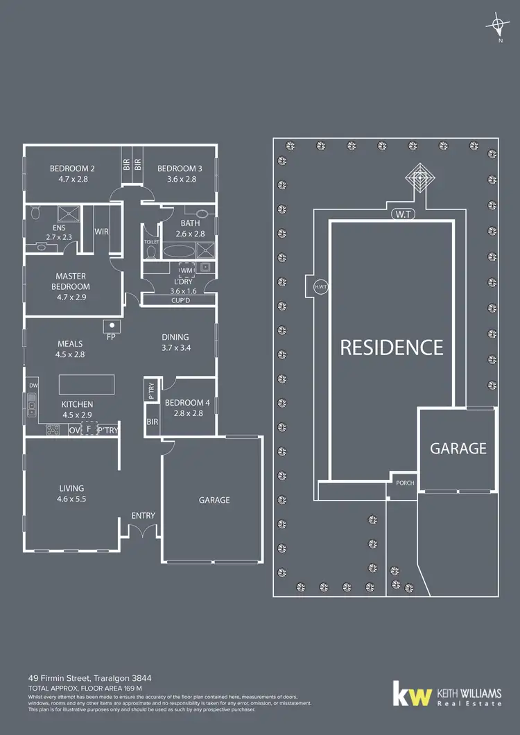 Floorplan of Homely house listing, 49 Firmin Street, Traralgon VIC 3844