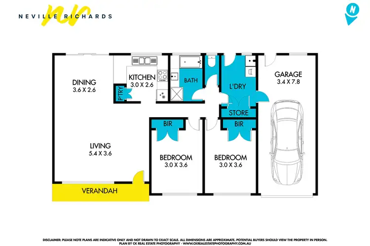 Floorplan of Homely unit listing, 1/1320 Murradoc Road, St Leonards VIC 3223