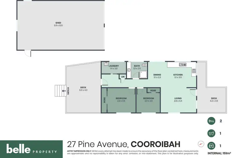 Floorplan of Homely house listing, 27 Pines Avenue, Cooroibah QLD 4565