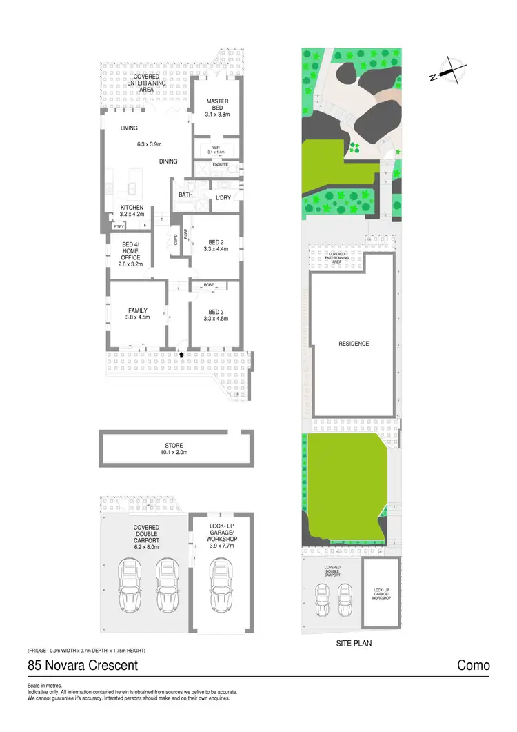 Floorplan of Homely house listing, 85 Novara Crescent, Como NSW 2226