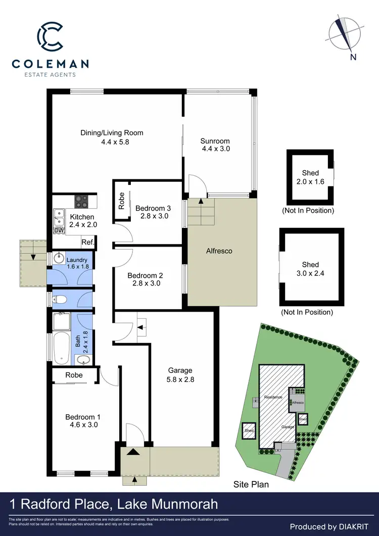 Floorplan of Homely house listing, 1 Radford Place, Lake Munmorah NSW 2259