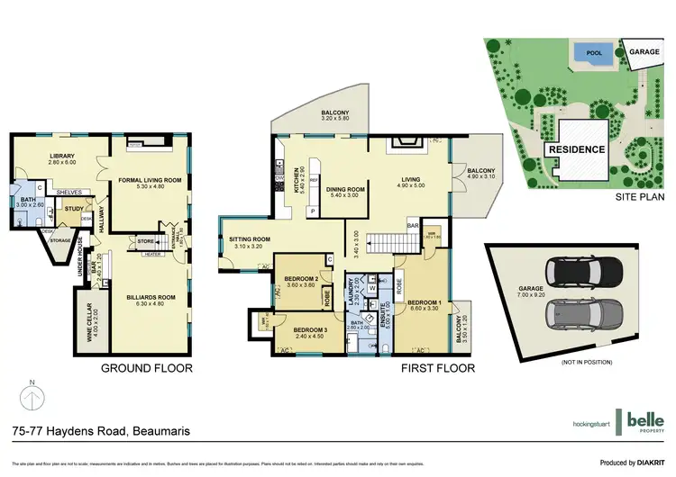 Floorplan of Homely house listing, 75-77 Haydens Road, Beaumaris VIC 3193