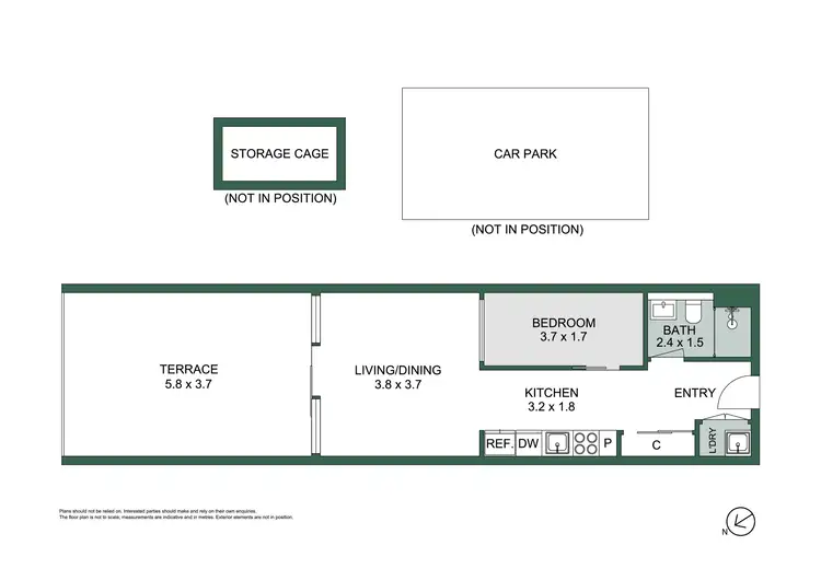 Floorplan of Homely apartment listing, 113/286 Highett Road, Highett VIC 3190