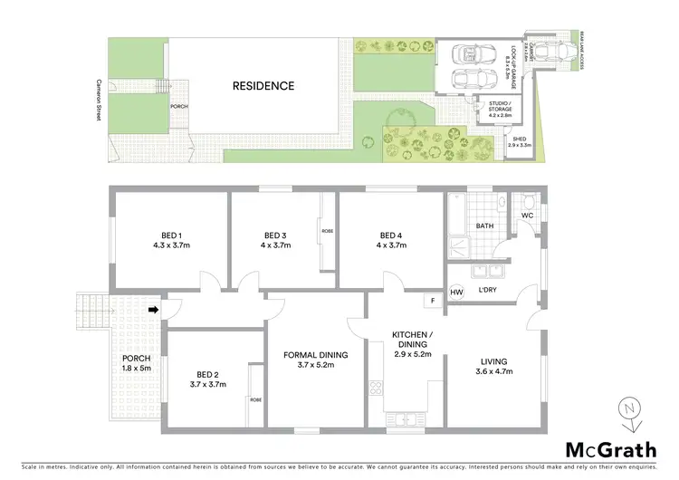 Floorplan of Homely house listing, 71 Cameron Street, Rockdale NSW 2216