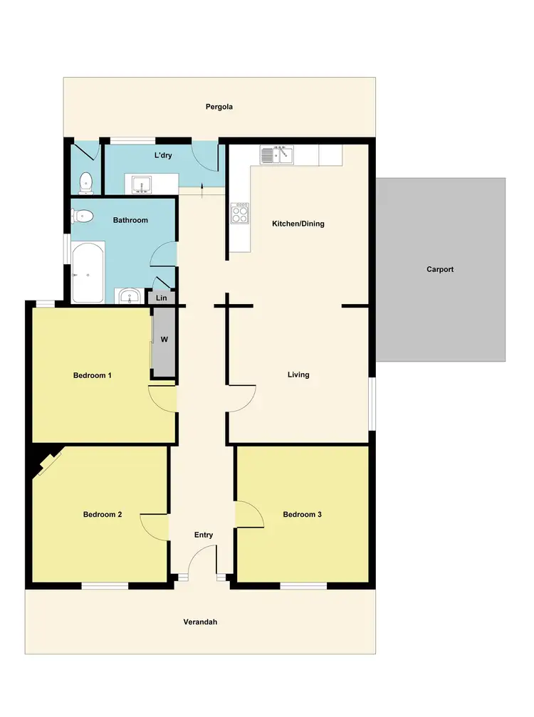 Floorplan of Homely house listing, 21 Morres Street, Ballarat East VIC 3350
