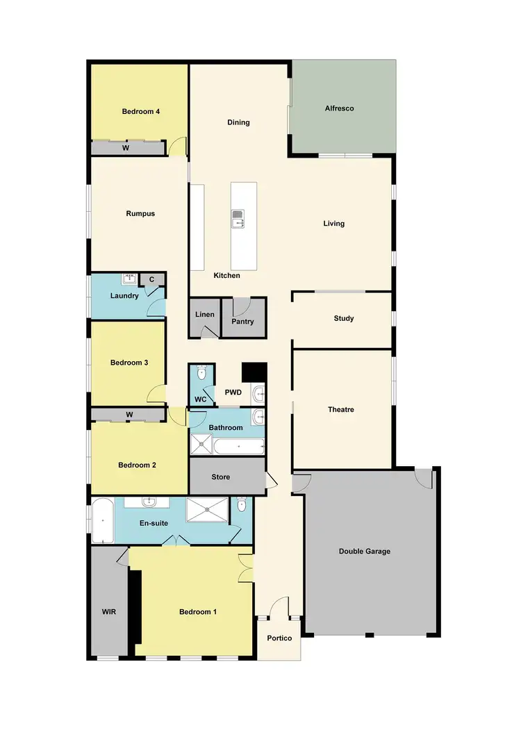 Floorplan of Homely house listing, 26 Oakbank Drive, Mount Helen VIC 3350