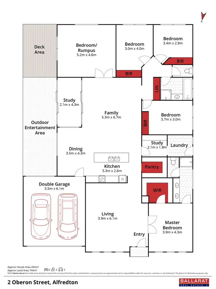 Floorplan of Homely house listing, 2 Oberon Street, Alfredton VIC 3350