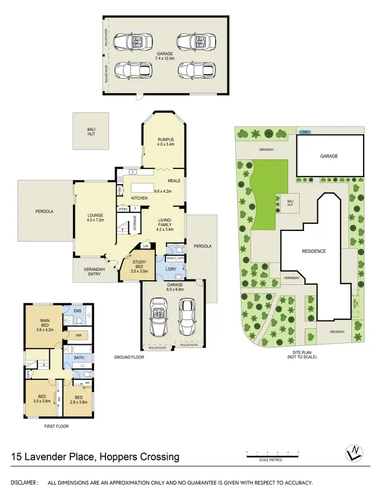 Floorplan of Homely house listing, 15 Lavender Place, Hoppers Crossing VIC 3029