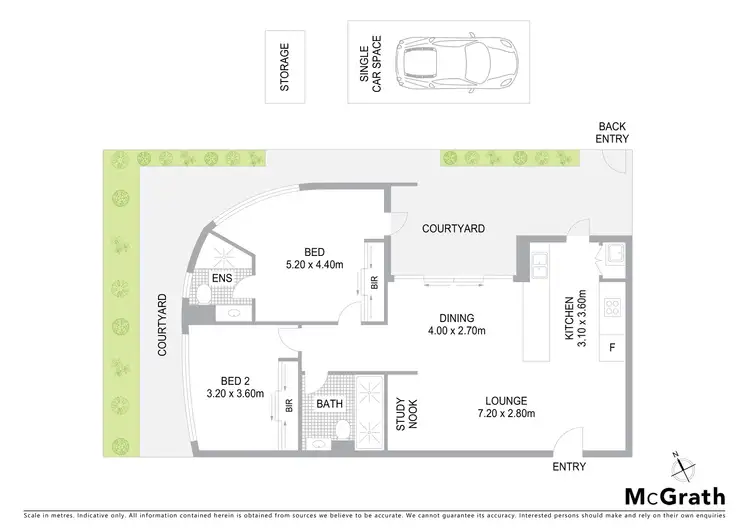 Floorplan of Homely apartment listing, 201/2 Angas Street, Meadowbank NSW 2114