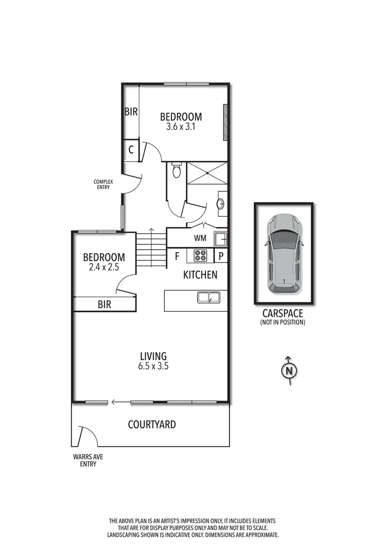 Floorplan of Homely apartment listing, 27/93 High Street, Preston VIC 3072