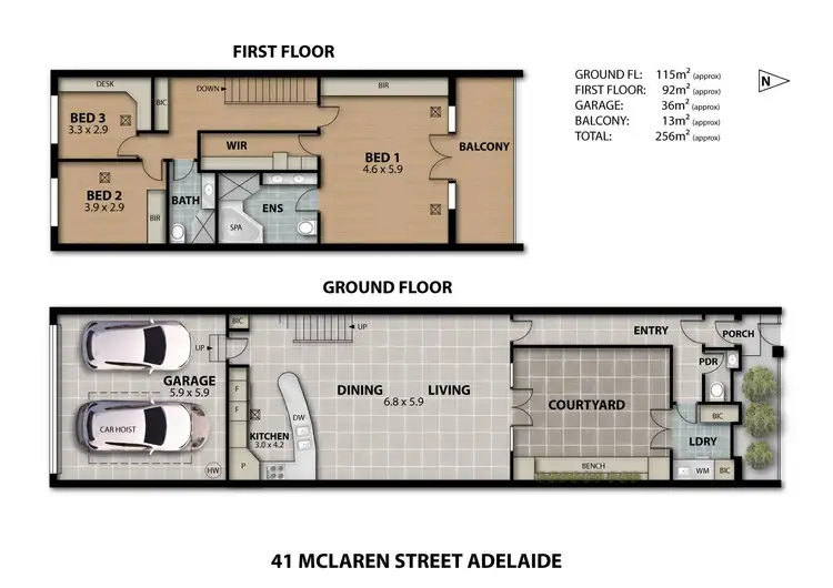 Floorplan of Homely house listing, 41 Mclaren Street, Adelaide SA 5000