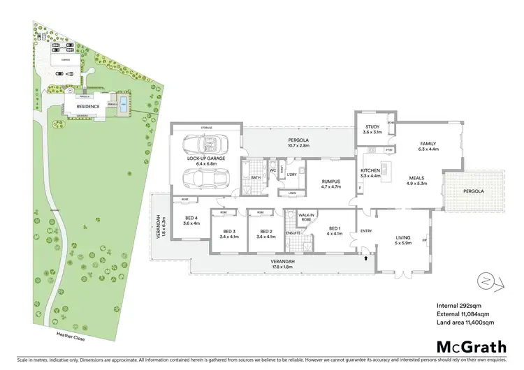 Floorplan of Homely house listing, 50 Heather Close, Smythes Creek VIC 3351