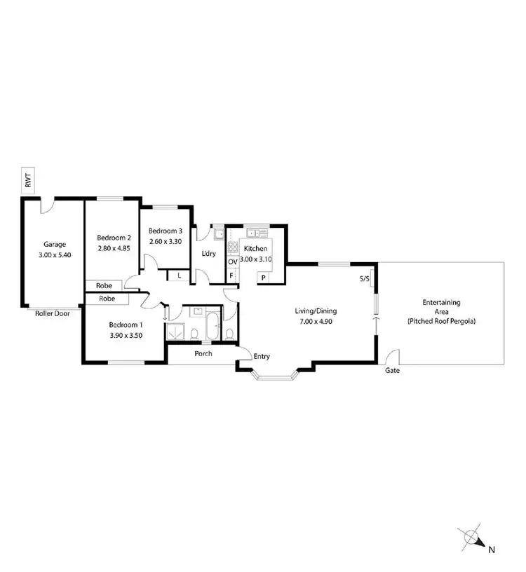 Floorplan of Homely unit listing, 7/179 Anzac Highway, Kurralta Park SA 5037