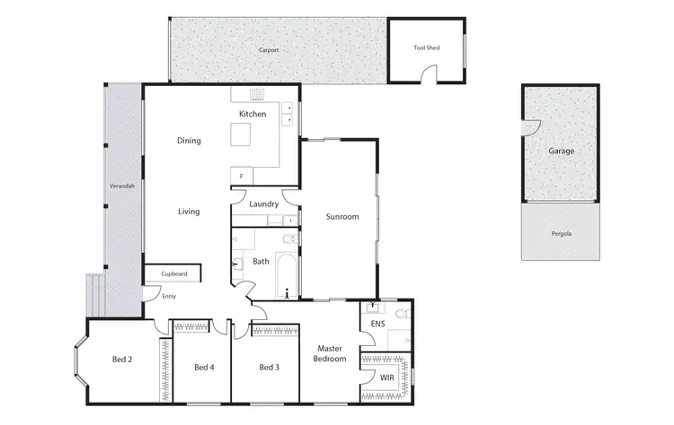 Floorplan of Homely house listing, 74 Kambalda Crescent, Fisher ACT 2611
