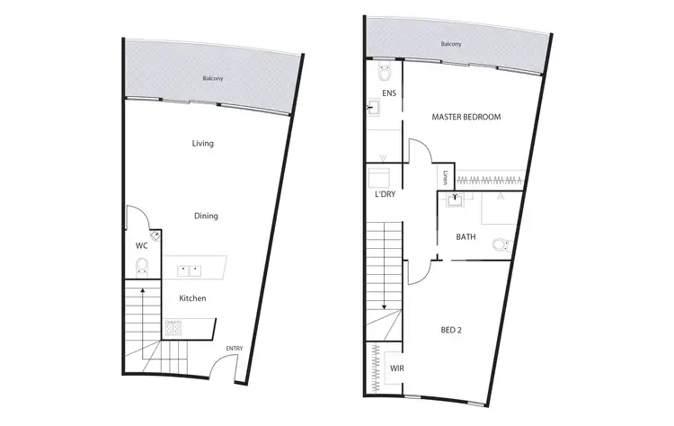 Floorplan of Homely apartment listing, 6/89 Allan Street, Curtin ACT 2605