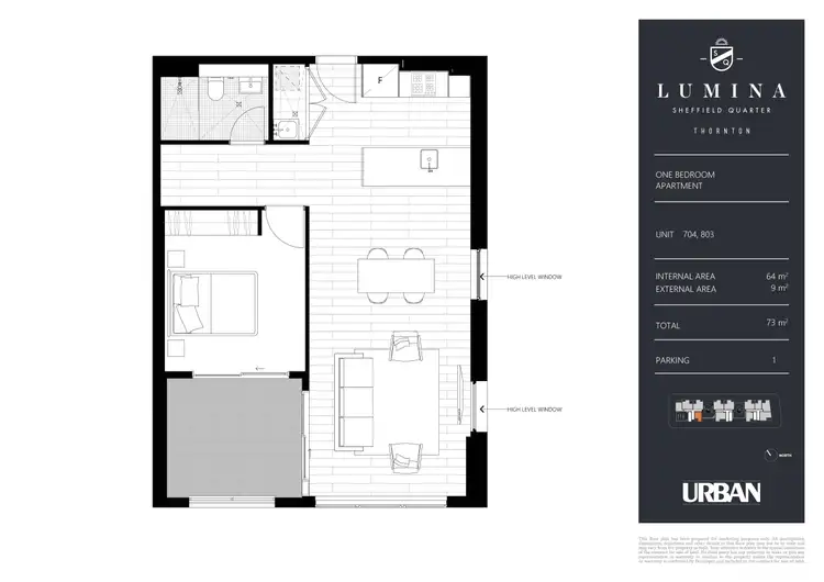 Floorplan of Homely apartment listing, 704/26C Lord Sheffield Circuit, Penrith NSW 2750