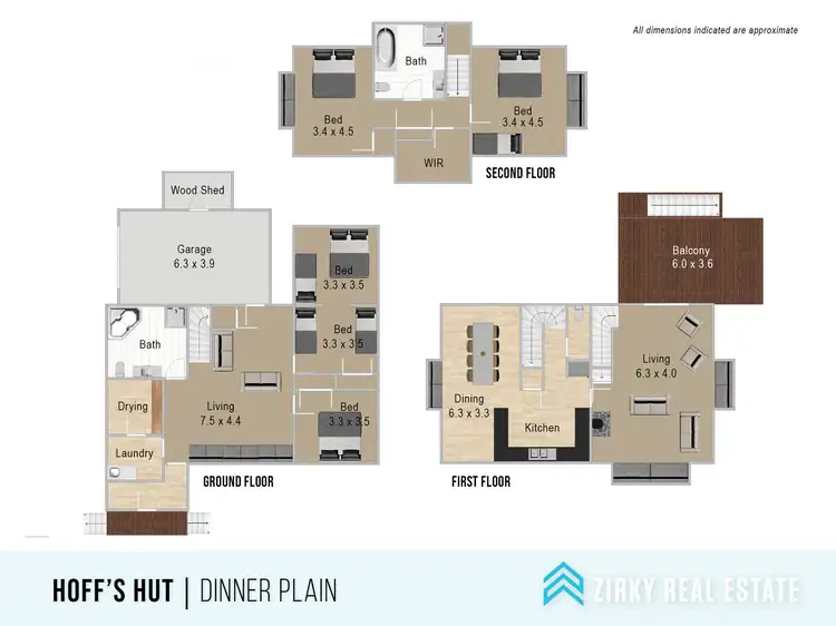 Floorplan of Homely house listing, 2 Teabag Lane, Dinner Plain VIC 3898