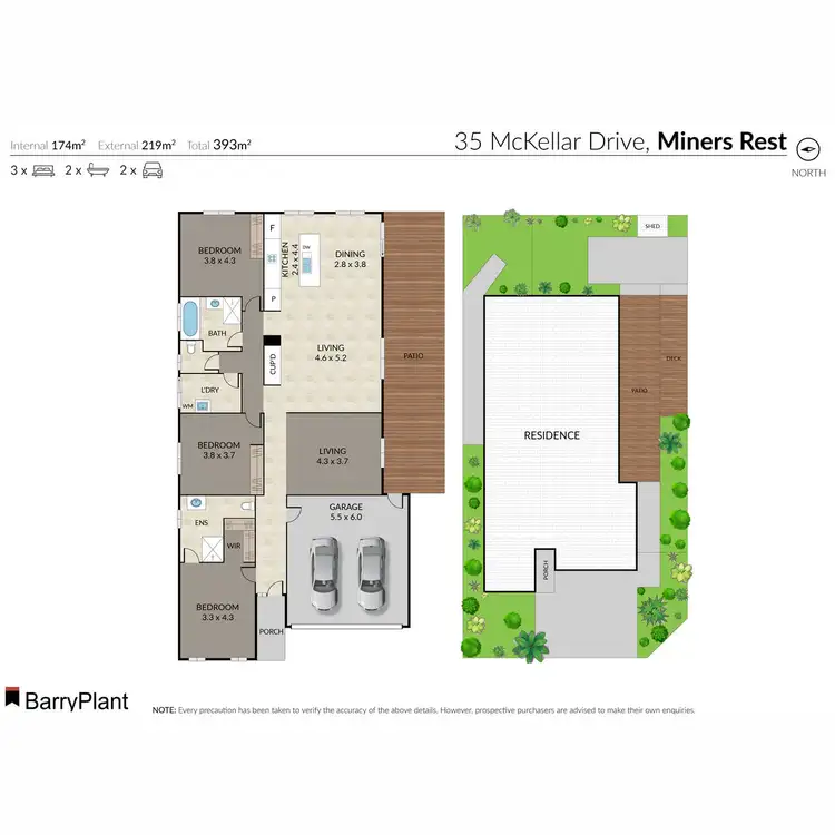 Floorplan of Homely house listing, 35 McKellar Drive, Miners Rest VIC 3352