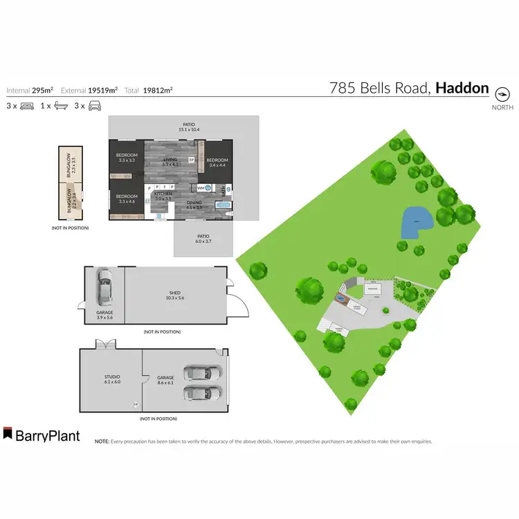 Floorplan of Homely house listing, 785 Bells Road, Haddon VIC 3351