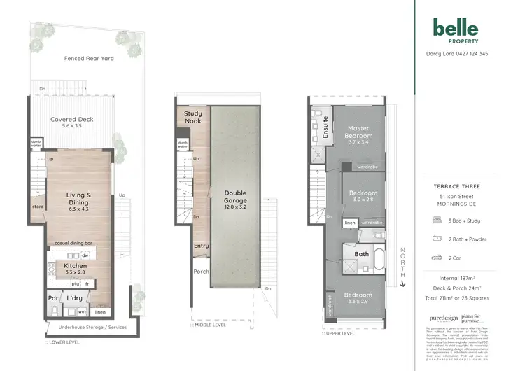 Floorplan of Homely townhouse listing, 3/51 Ison Street, Morningside QLD 4170