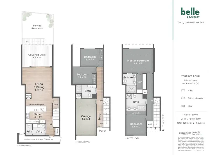 Floorplan of Homely townhouse listing, 4/51 Ison Street, Morningside QLD 4170