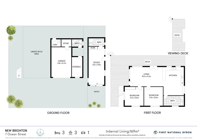 Floorplan of Homely house listing, 7 Ocean Avenue, New Brighton NSW 2483