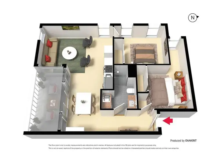 Floorplan of Homely apartment listing, 712/5 Blanch Street, Preston VIC 3072