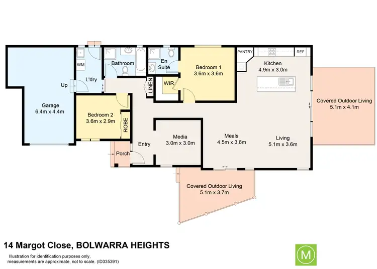 Floorplan of Homely house listing, 14 Margot Close, Bolwarra Heights NSW 2320