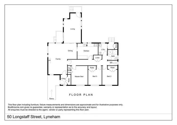 Floorplan of Homely house listing, 50 Longstaff Street, Lyneham ACT 2602