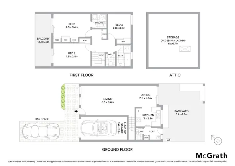Floorplan of Homely townhouse listing, 5C/73A Banksia Street, Botany NSW 2019
