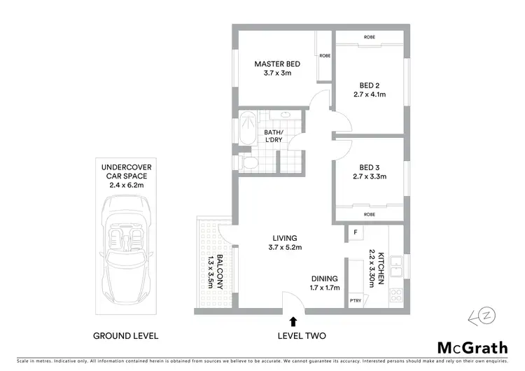 Floorplan of Homely apartment listing, 13/8 Trafalgar Street, Crows Nest NSW 2065