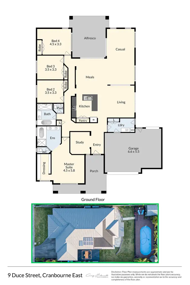 Floorplan of Homely house listing, 9 Duce Street, Cranbourne East VIC 3977