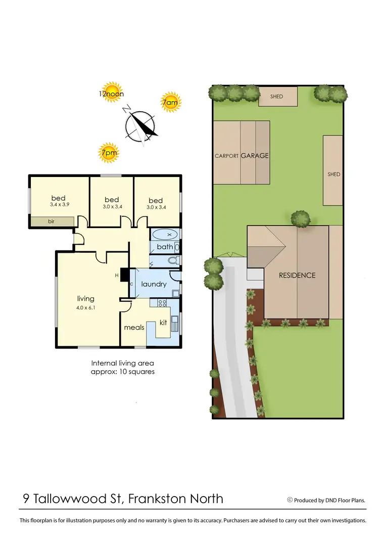 Floorplan of Homely house listing, 9 Tallowwood Street, Frankston North VIC 3200
