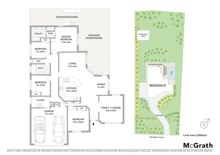 Floorplan of Homely house listing, 66 Springburn Drive, Glass House Mountains QLD 4518