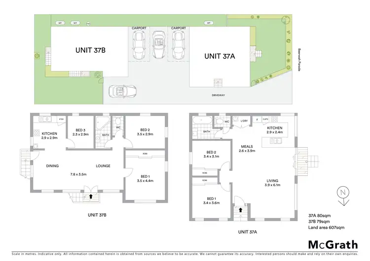 Floorplan of Homely semi-detached listing, 37 Beerwah Parade, Beerwah QLD 4519