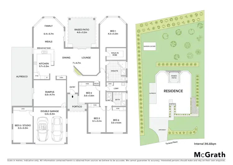 Floorplan of Homely house listing, 22 Toriana Place, Beerwah QLD 4519