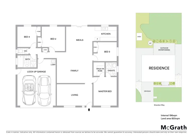 Floorplan of Homely house listing, 9 Smerdon Way, Glass House Mountains QLD 4518