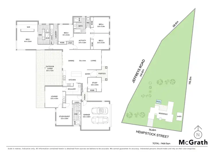 Floorplan of Homely house listing, 58 Jeffreys Road, Glass House Mountains QLD 4518