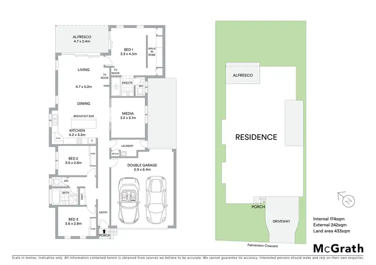 Floorplan of Homely house listing, 42 Palmerston Crescent, Beerwah QLD 4519