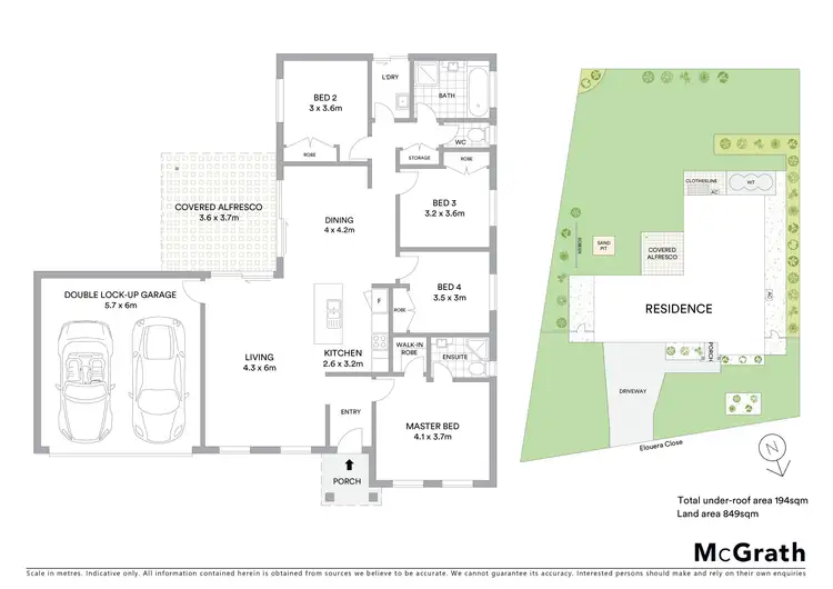 Floorplan of Homely house listing, 16 Elouera Close, Landsborough QLD 4550