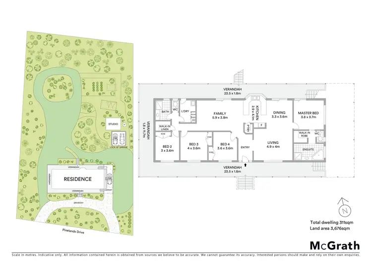 Floorplan of Homely house listing, 14 Pinelands Drive, Beerwah QLD 4519