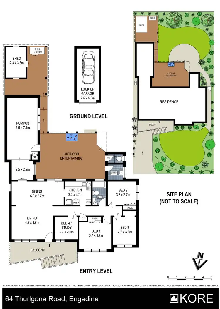 Floorplan of Homely house listing, 64 Thurlgona Road, Engadine NSW 2233