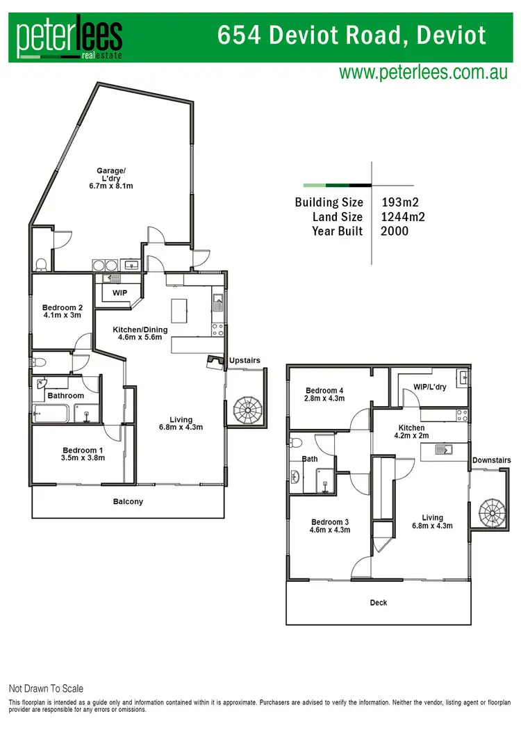 Floorplan of Homely house listing, 654 Deviot Road, Deviot TAS 7275