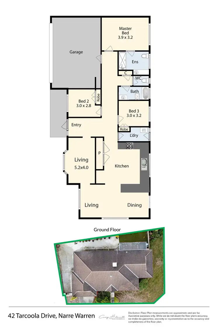 Floorplan of Homely house listing, 42 Tarcoola Drive, Narre Warren VIC 3805