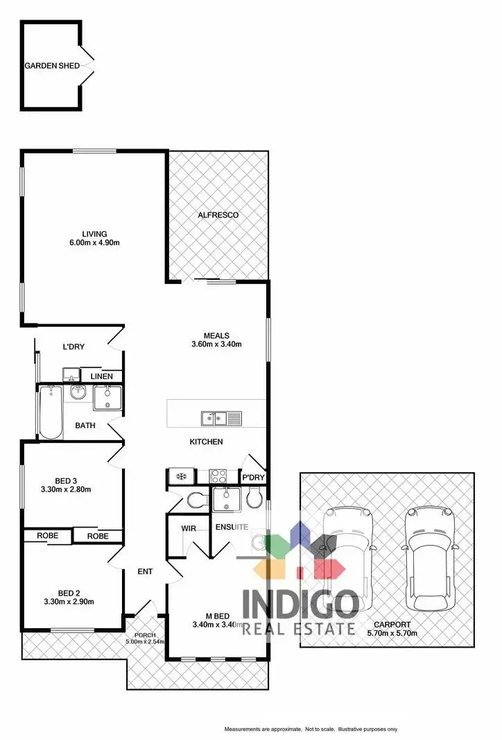 Floorplan of Homely house listing, 16 Connel Street, Yackandandah VIC 3749